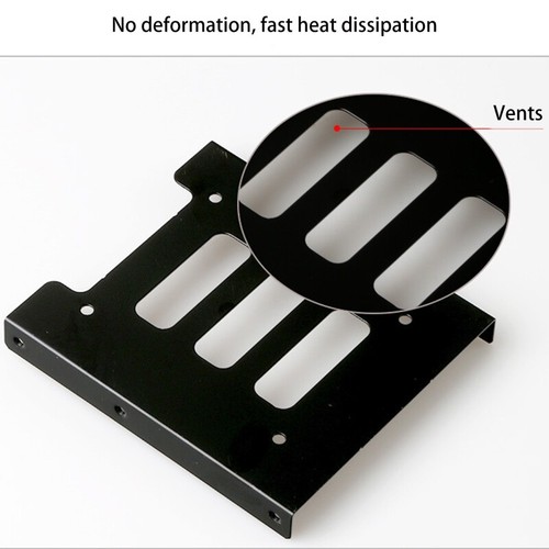 SSD/HDD Mounting Bracket Kit 2.5" to 3.5" SSD Bays Holder Hard Drive Rack+Screw - Photo 7/8