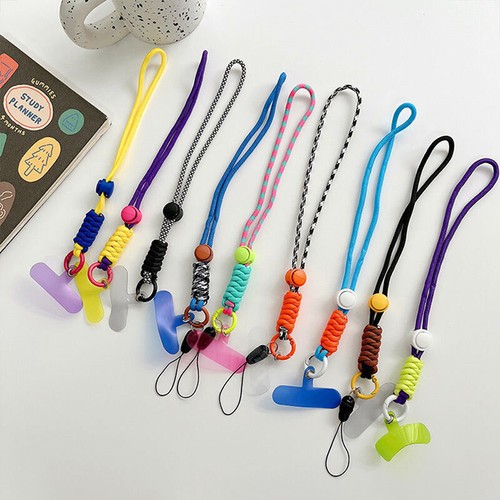 Mobile Phone Chain For Keys With Patch Wrist Strap Colored Phone Case LanyarE2 - Zdjęcie 4 z 20