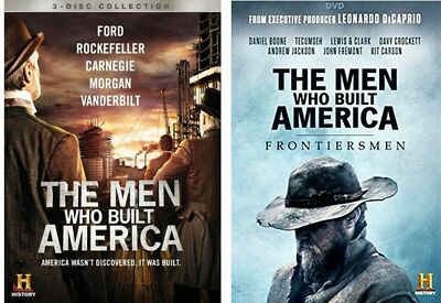 The Men Who Built America+Frontiersmen 2 DVD Sets NEW History