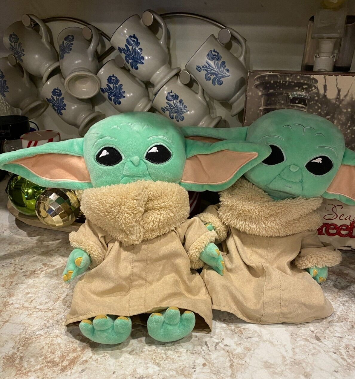 Disney Star Wars Mandalorian Baby Yoda Grogu  Plush Buddy Lovey Toy 14”