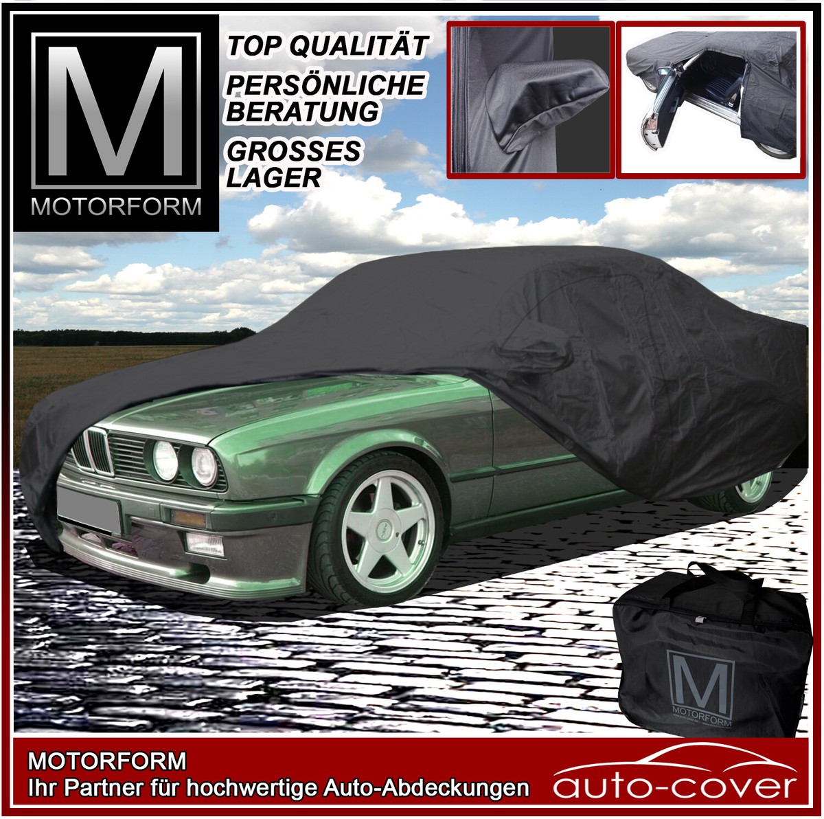 Autoabdeckplane Für BMW 3er Cabrio E30 - Allwetterschutz Für Innen & Außen