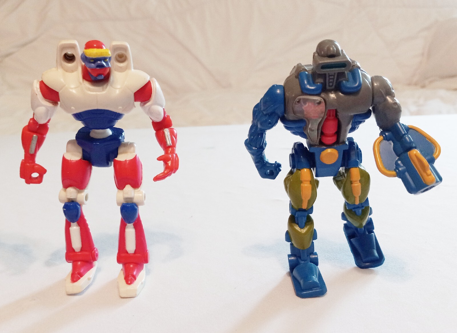 3 1990s Bot Masters C And D Action Figures Incomplete 5 Inch Toys