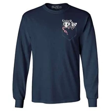 Opossum Pocket Size Long Sleeve Opossum Lovers Shirt
