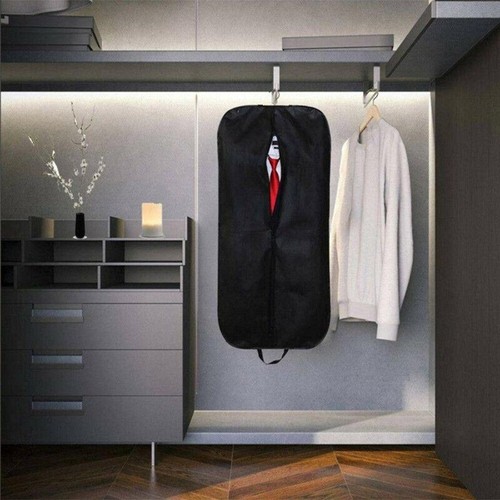 1 Pack Large Hanging Suit Bags Dress Coat Jacket Clothes Cover Dust Protector UK - Picture 9 of 10