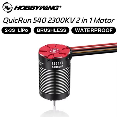 HobbyWing QuicRun Fusion Pro 540 2300KV Brushless Sensory Motor Built in 60A ESC