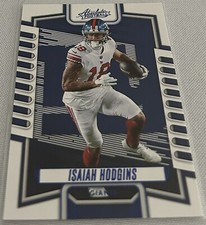 2023 Panini Absolute Football Isaiah Hodgins New York Giants Blue Foil #90