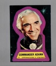 1978 Topps Battlestar Galactica sticker #1 Commander Adama Near Mint