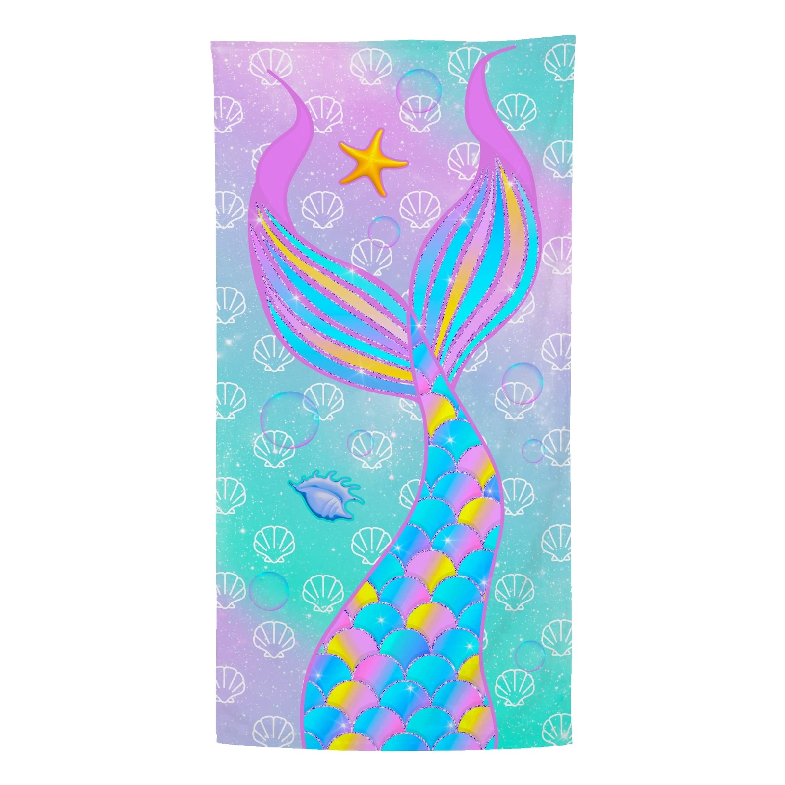 Bonsai Tree Mermaid Beach Towel 30x60 Quick Dry Sand Free for Girls