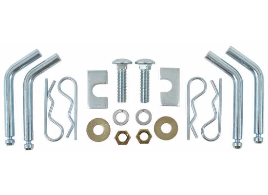 Receptor de enganche de remolque de cuello de ganso Pro Series 49080 para rieles de quinta rueda 25000 lb Foto 3 de 4