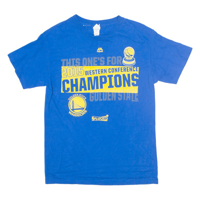 ALSTYLE Golden State Warriors Herren T-Shirt Blau USA M