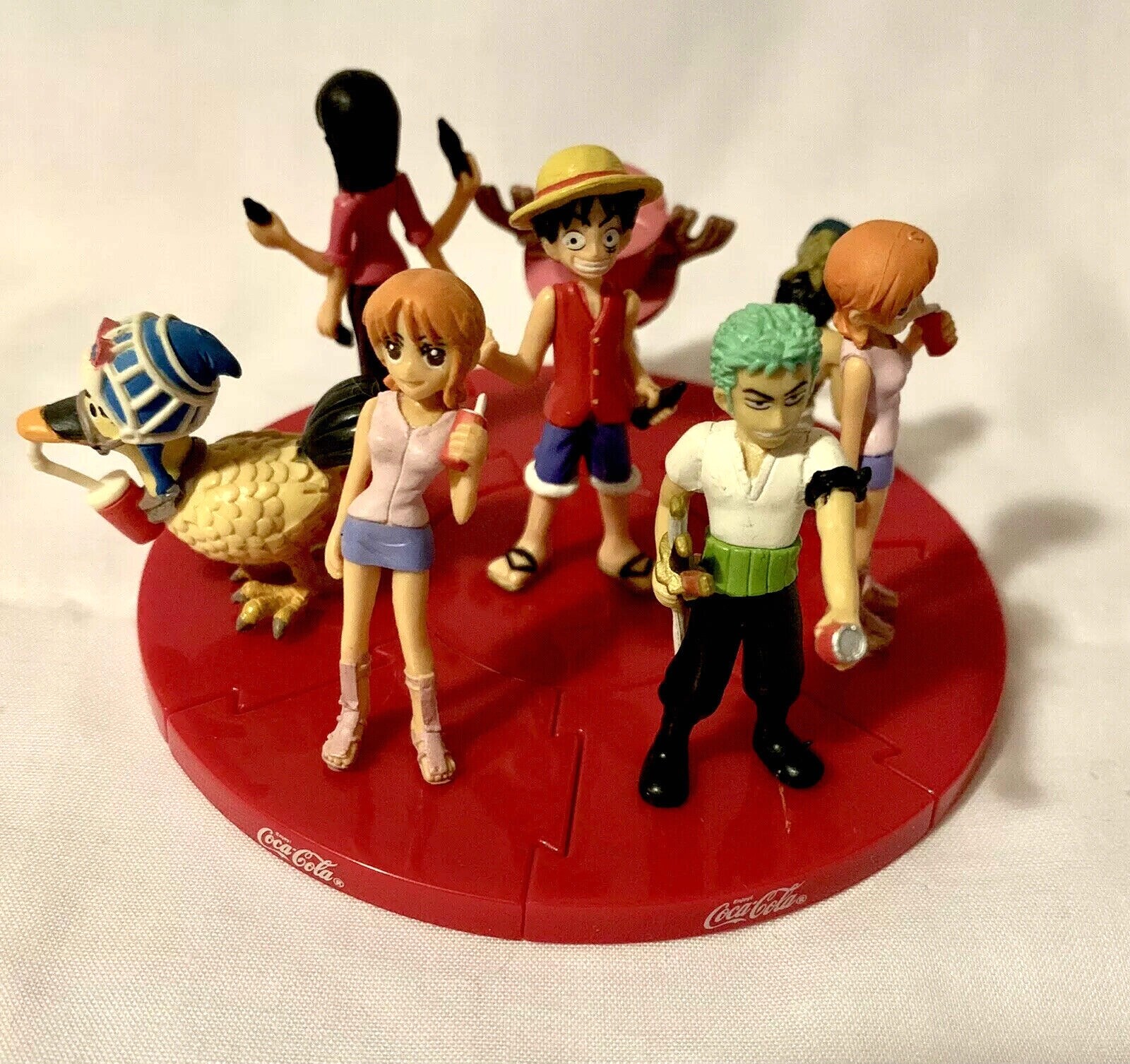 One Piece X Coca Cola Japanchristmas Limited Figure Complete Set Full Collection Ebay