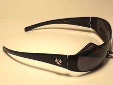 Biohazard Unisex Sunglasses Plastic  Metal Frame Oval Style 100 UVA  UVB