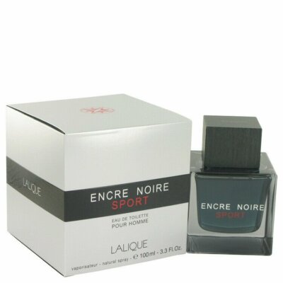Lalique Encre Noire Sport Eau De Toilette Spray for Men 3.3 oz / 100 ML NEW
