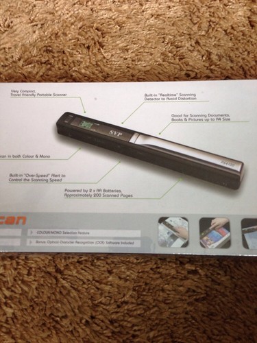 SVP PS4100 Handy Scan NIB PORTABLE HAND SCANNER - Picture 4 of 6