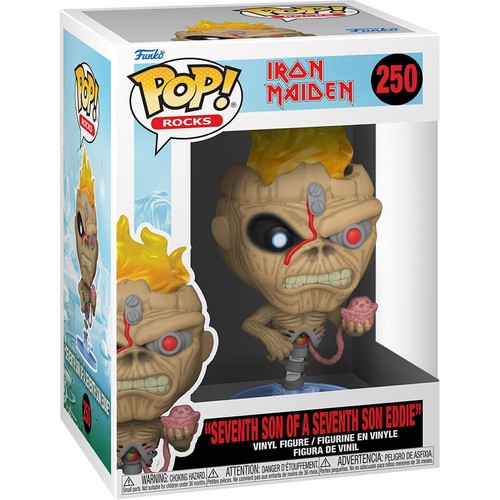 Iron Maiden Eddie Seventh Son of a Seventh Son Funko Pop! Vinyl Figure #250 - Picture 6 of 6