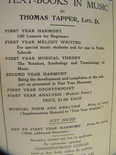 1911 First Year Melody Writing Song Writing Book Thomas Tapper 1911 Antique Book - Foto 9 di 12