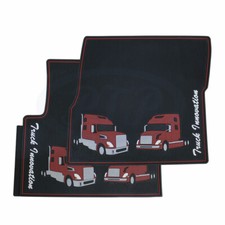 Volvo Vnl Rubber Red Floor Mats 13415