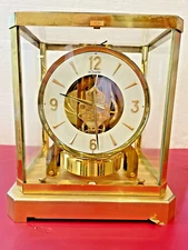 CLEAN SERVICED 1970s JAEGER LECOULTRE 528 ATMOS CLOCK #275XXXSWISS TIMED WORKING