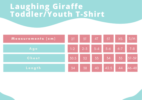Tater Tot Toddler Shirt - Laughing Giraffe - Size 3T - Potato Inspired Pun - Picture 2 of 2