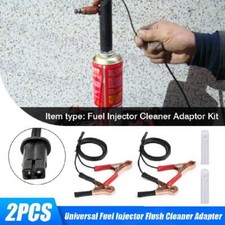 Fuel Injector Flush Cleaner Adapter Cleaning Tool Diy Kit Set For Motorcycle Car