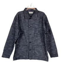 Taylor Stitch The Ojai Jacket in Black Cross Dye Organic Cotton Chore Coat S-L
