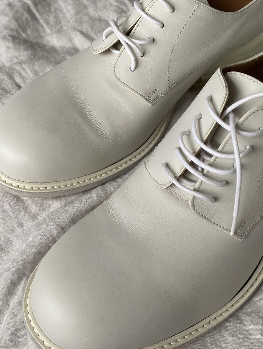 Maison Margiela White AirBag Derby Lace-up Mens Shoes 46 | eBay Maison Margiela White AirBag Derby Lace-up Mens Shoes 46 | eBay