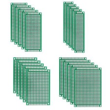 Double-Sided PCB Board Printed Circuit Boards Kit 4 Sizes Proto Board 20pcs