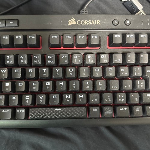 Corsair K63 USB Cherry Red Gaming Keyboard QWERTY Standard CH-9115020-JP Black - Picture 2 of 4