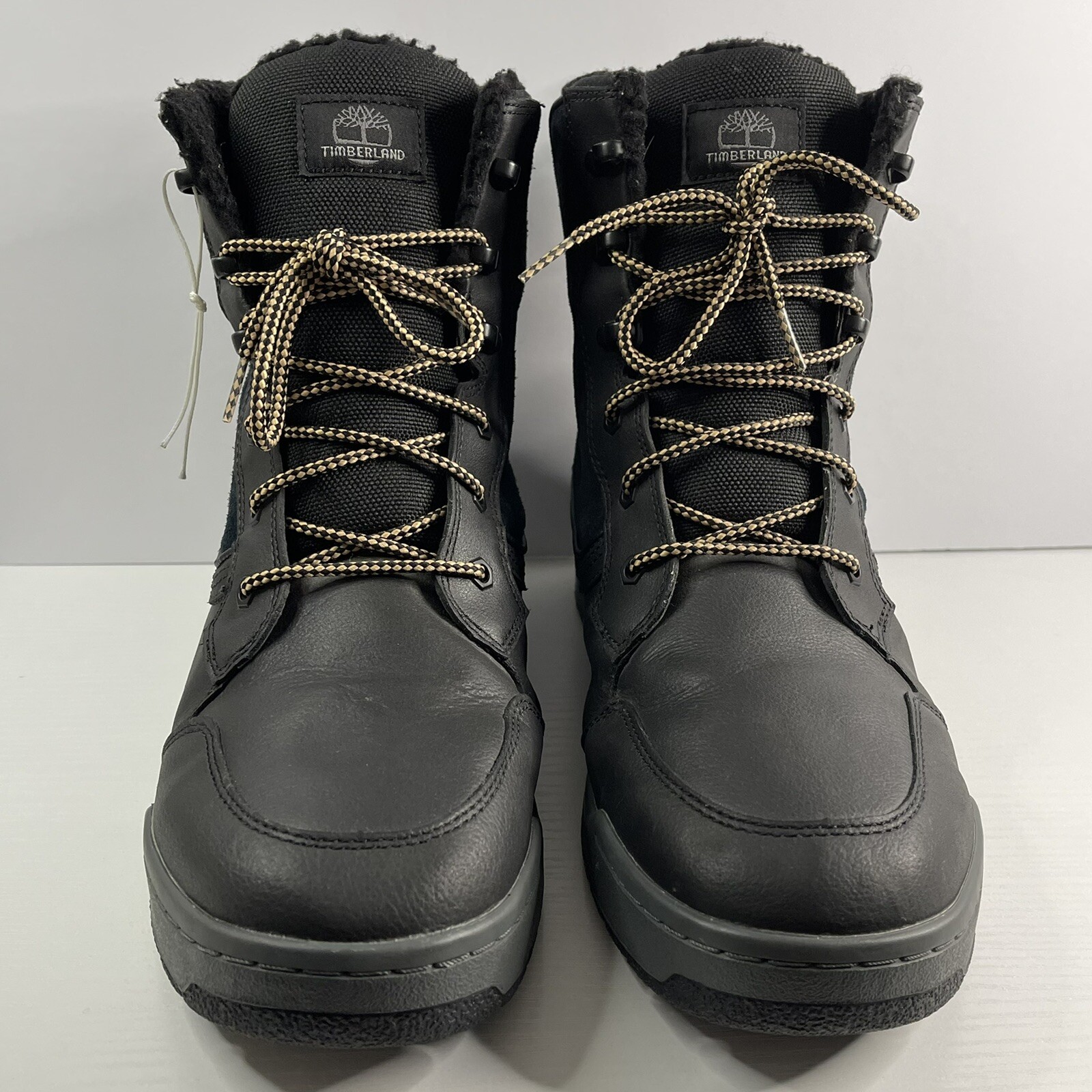 SALOMON Timberland Stivali da Neve Uomo Nero Pelle Impermeabili Raystown Taglia 12