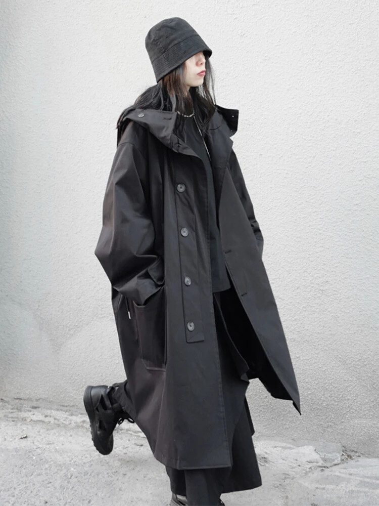 Long Coat Aesthetic Outfits Trench Coat Lorcan Puffer Jacket