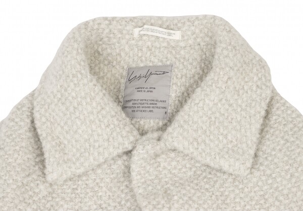 Yohji Yamamoto FEMME Tweed Knit Cape Jacket Size 1(K-138856