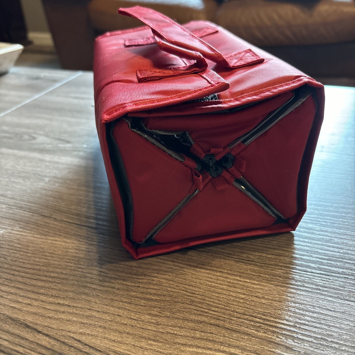 Joy Mangano JM New York Red Rollup Travel Organizer Bag Jewelry