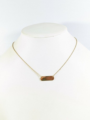 Stella \u0026 Dot Gold Tone Engravable Name 