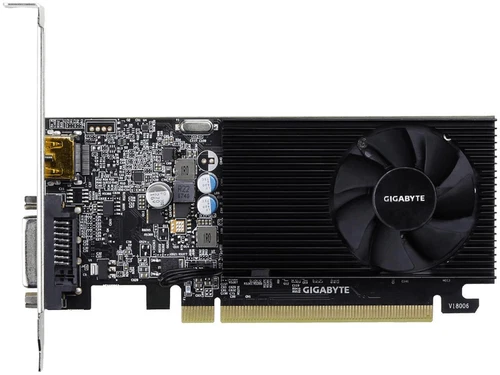 Tarjeta de video GIGABYTE GeForce GT 1030 bajo perfil D4 2G DirectX 12 GV-N1030D4-2GL