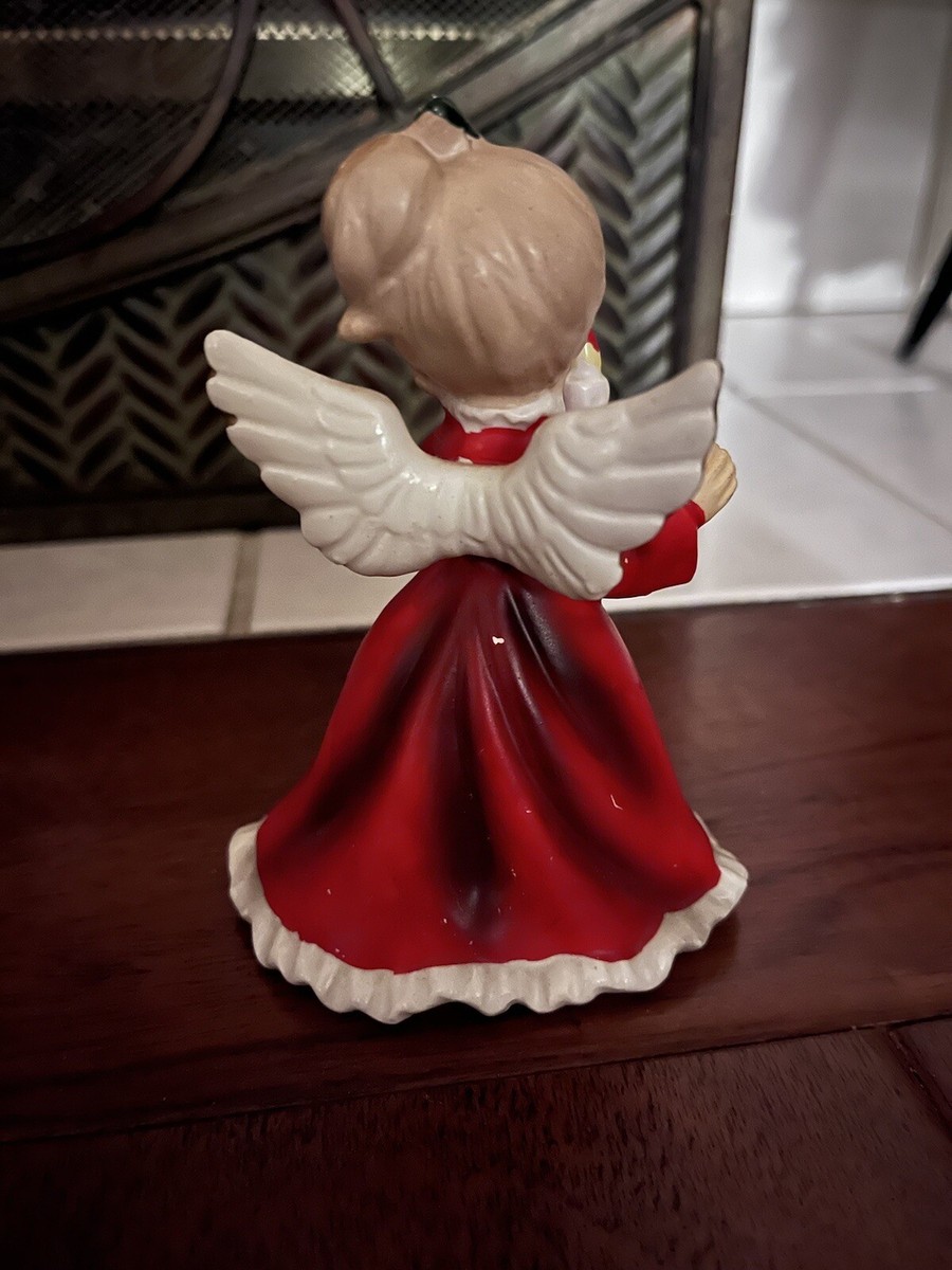 Vintage Napco X6964 Red Dress Christmas Angels Set | eBay Vintage Napco X6964 Red Dress Christmas Angels Set | eBay