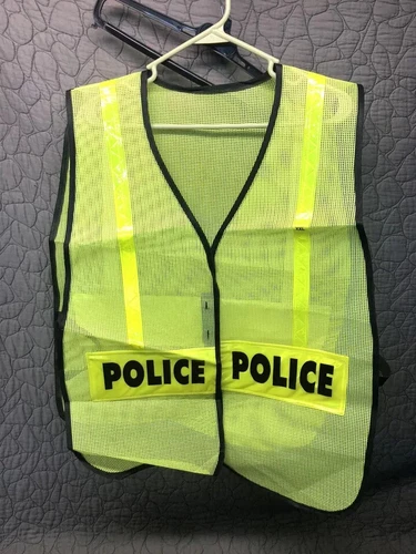 COSTUME XXL Service Public Hi-Vis Contrast Reflective Safety Workwear Mesh Vest - product listing photo