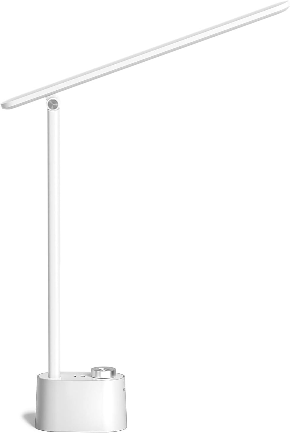 Sunturalux HWT-H01 White USB Desk Lamp with Charging Ports-image