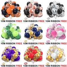 100 X Latex PLAIN BALOON BALLONS helium BALLOONS Quality Party Birthday Wedding