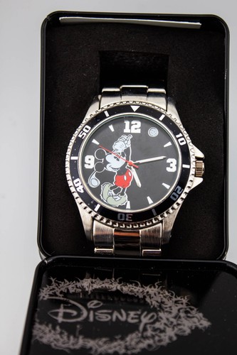 VINTAGE 1930s style MICKEY MOUSE LARGE SEAMASTER WATCH W/BOX #7