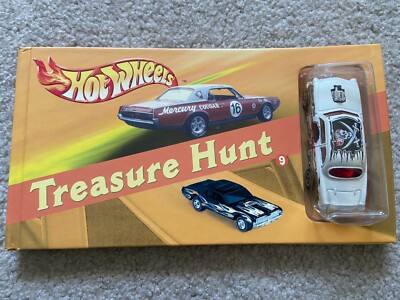 Rare Treasure Hunt Hot Wheels Book and Car - Plastic Blister Damaged