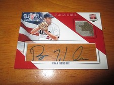 RYAN HENDRIX Reds 2015 Panini USA Baseball Acetate Jersey AUTO /99 Autograph qty