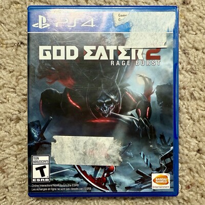 God Eater 2 Rage Burst Playstation 4 PS4 PREOWNED COMPLETE CIB