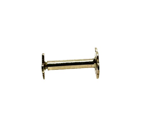 9CT YELLOW GOLD CROSS PIERCING STUD EARRING MINI CROSS LABRET STUD SOLID 9K GOLD - Picture 5 of 17