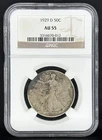 1929-D Walking Liberty Half Dollar NGC AU55 Lower Mintage Better Date Original