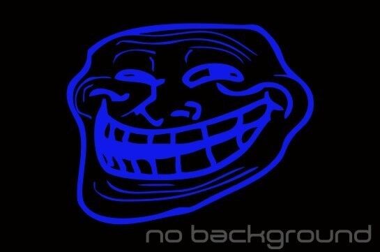 Internet Troll Face Meme - 6.0x4.8 - Vinyl Decal Sticker