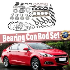 Engine Rebuildgasket Piston Bearing Con Rod Set For 1217 Chevrolet Cruze 18l