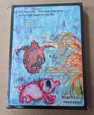 Slaughtered Vomit Dolls DVD Lucifer Valentine OOP Black Lava LE