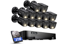 Security Camera System HD-TVI 1080P Lite Video DVR 12 Cameras