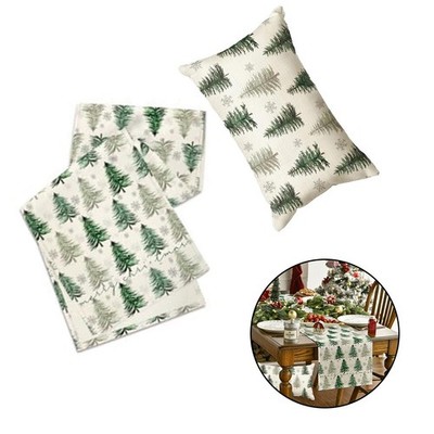 Wunderschöne Schneeflocke gemustert Esszimmer Essentials mit Kissen Set 13x72 Z
