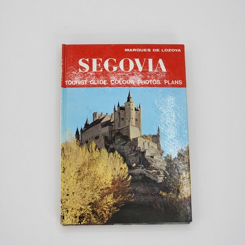 1973 Segovia Spain Vintage travel tourist guide hardcover book w/ color photos